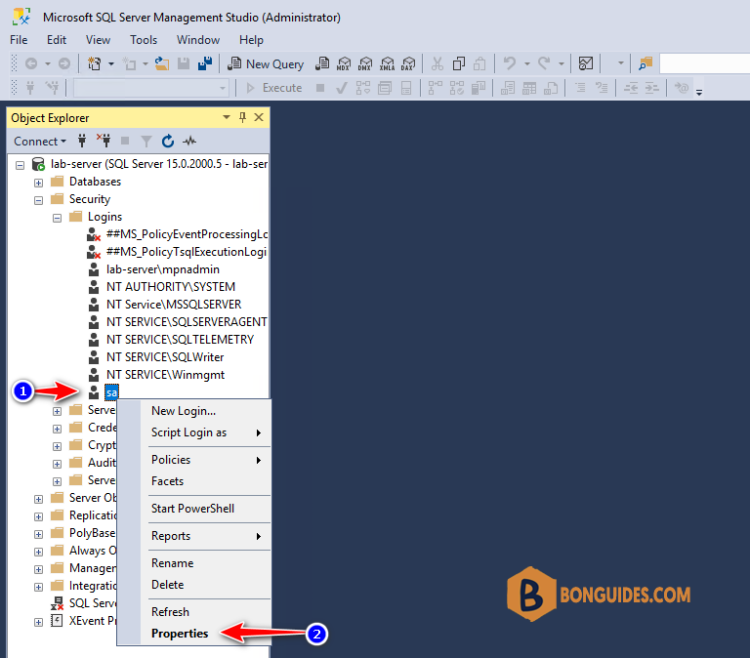 How to Change SA Password in SQL Server