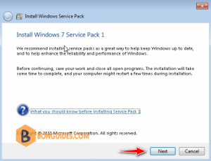 How to Upgrade Windows 7 to Windows 7 Service Pack 1