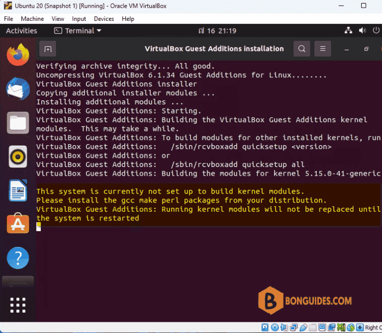 Please Install The Gcc Make Perl Packages