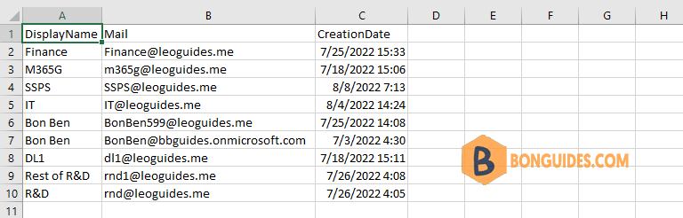 export-created-date-of-microsoft-365-groups-using-powershell