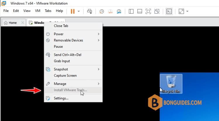 How to Fix Install VMware Tools is Greyed Out in VMware Workstation