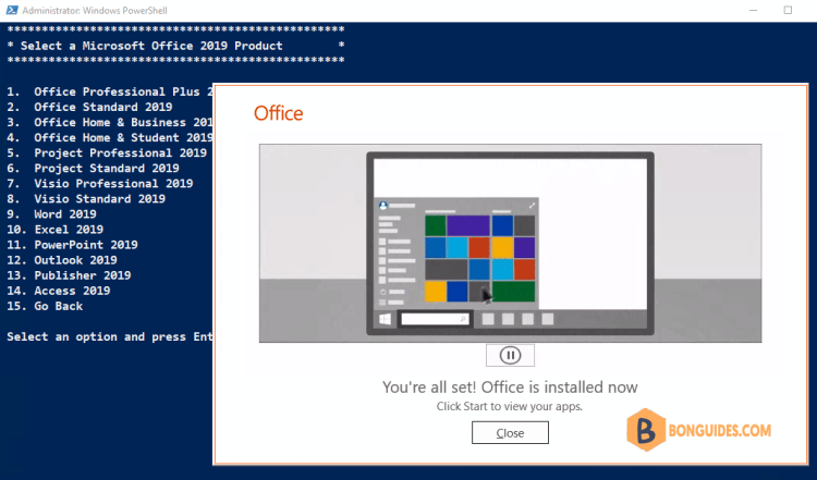 How to Download and Install Project 2019 Using PowerShell