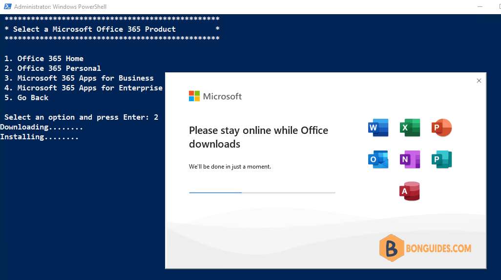 How to Download and Install Office 365 Personal Using PowerShell