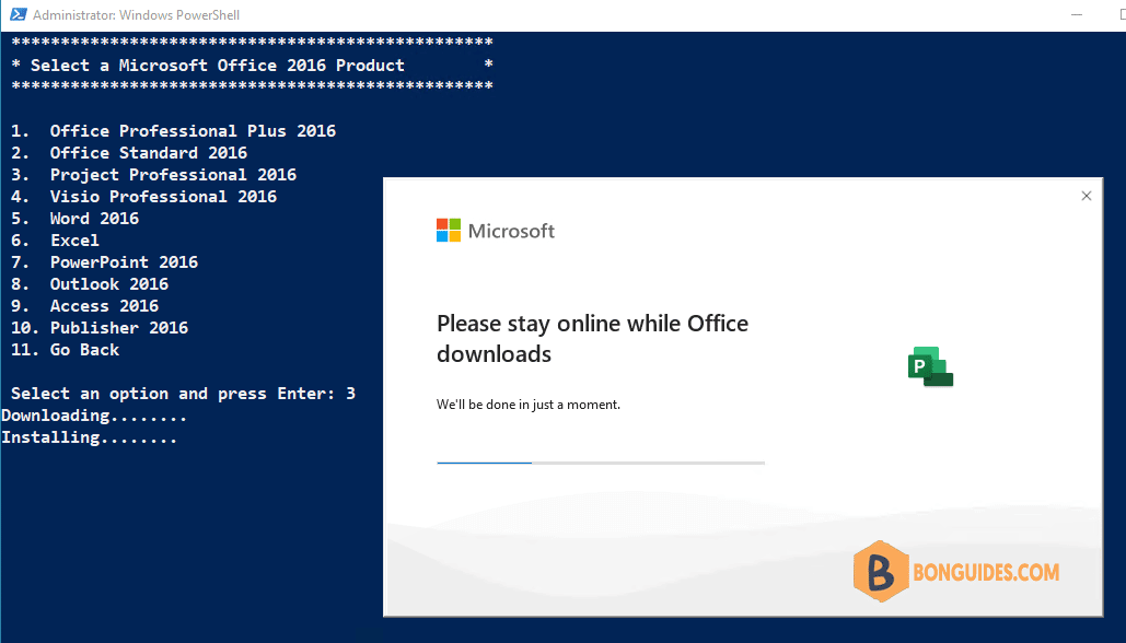 How to Download and Install Project 2016 Using PowerShell