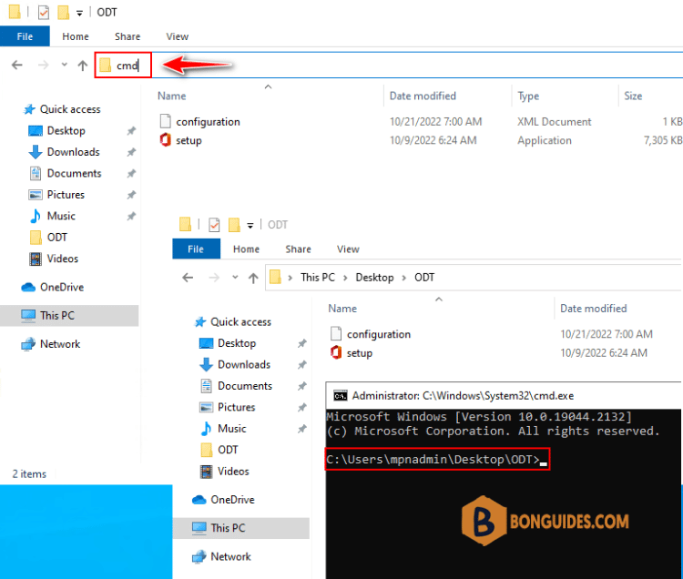 Download and Install Office 2021 using Office Deployment Tool