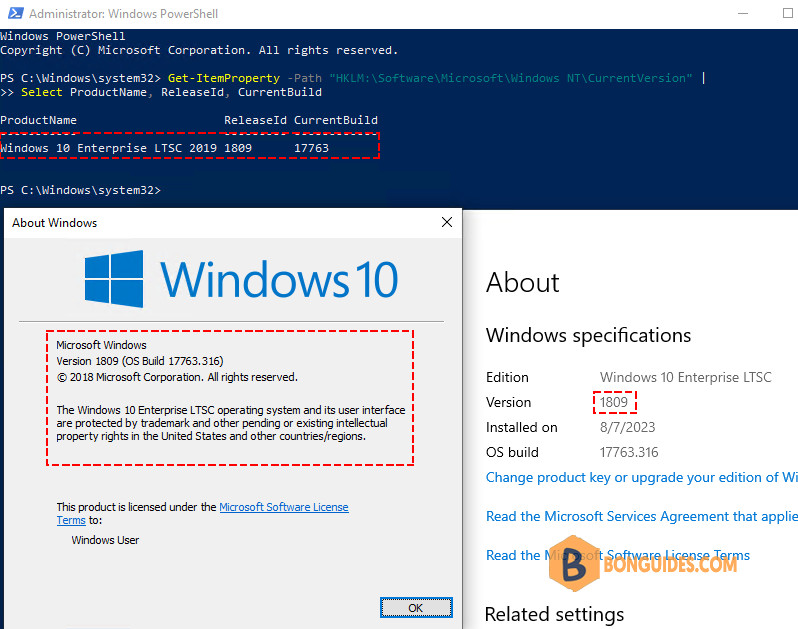How to Check Windows 10 LTSC Version and Edition
