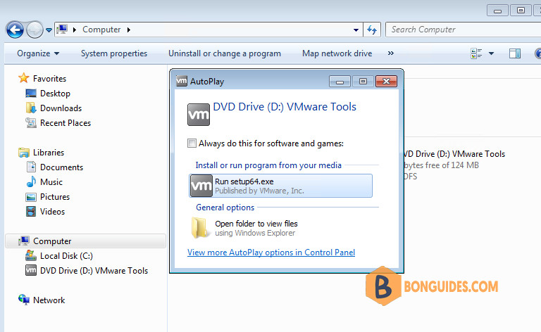 How to Fix Cannot Install VMware Tools in Windows 7 in VMware Workstation