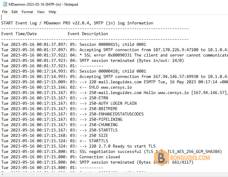How to Track Emails Though the Logs in MDaemon Email Server