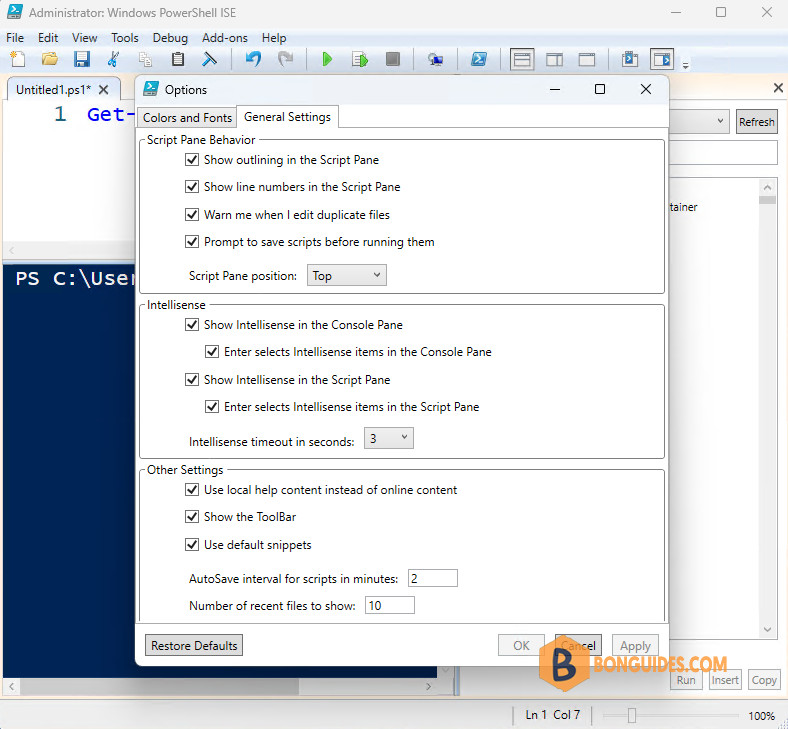 #7 PowerShell Learning: Windows PowerShell ISE
