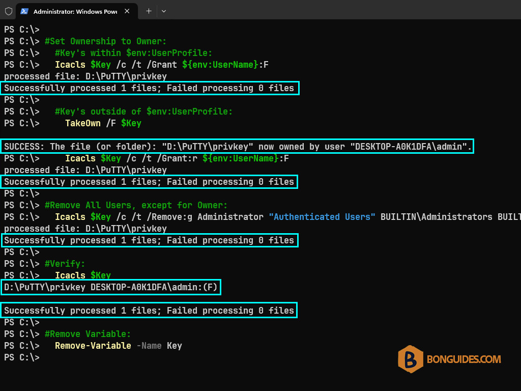 How to Fix Bad Permissions Try Removing Permissions for User in OpenSSH