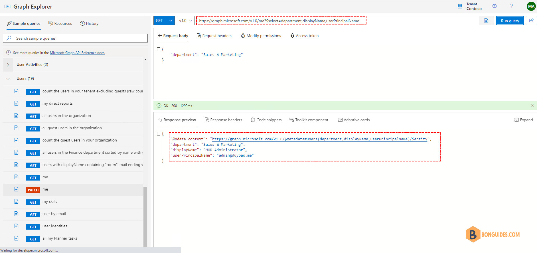 What is the Microsoft Graph API?