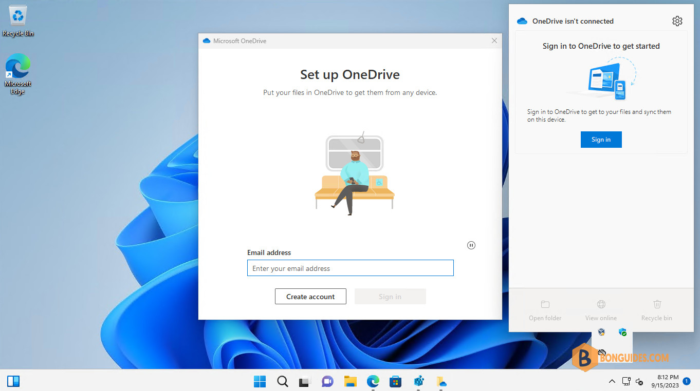How to Fix OneDrive White Box When Open from Tray Icon in Windows 11