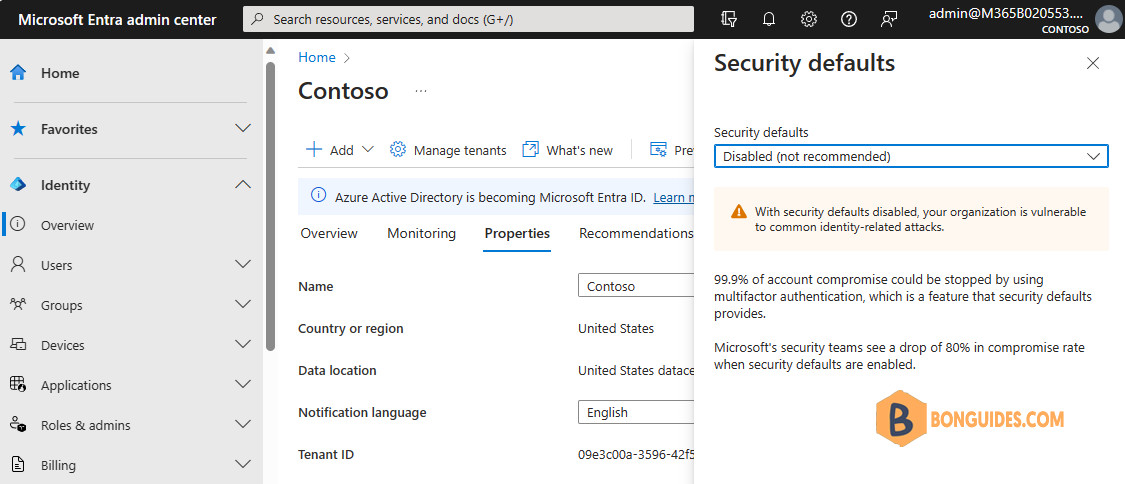 What are Microsoft Security defaults in Microsoft Entra?