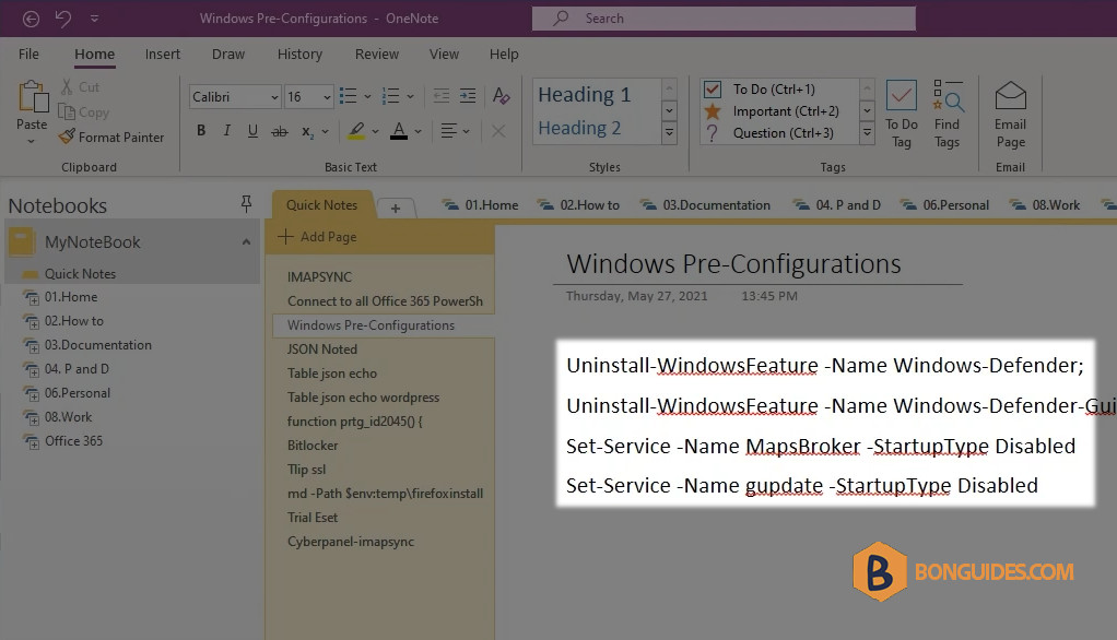 How to Remove the Red Underlines in Microsoft OneNote