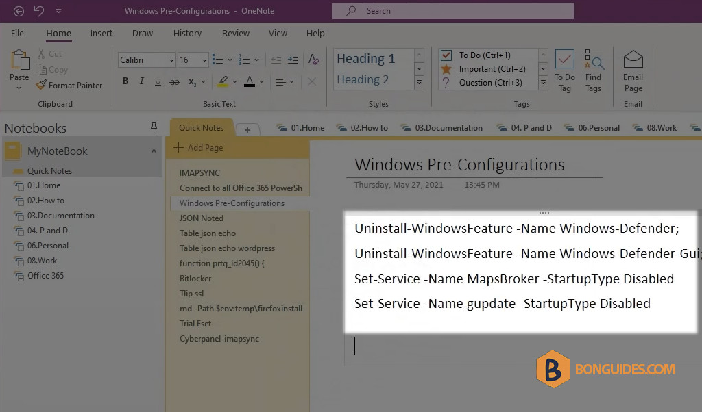 How to Remove the Red Underlines in Microsoft OneNote