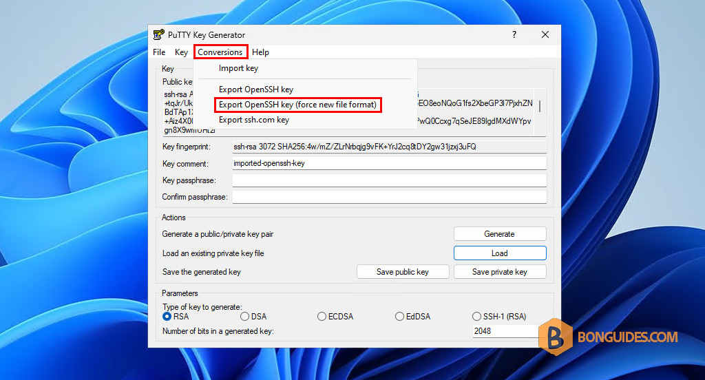 How to Convert RSA Private Key to OpenSSH Private Key