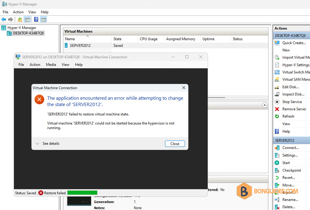 Running Hyper-V and VMware Workstation on The Same Machine