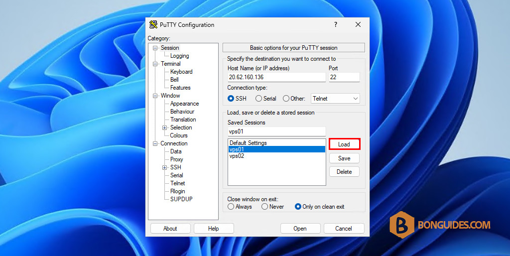 How to Change the PuTTY SSH Session Window Title