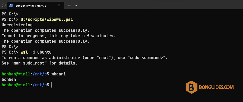 How to Wipe a WSL Distro in Windows Subsystem for Linux