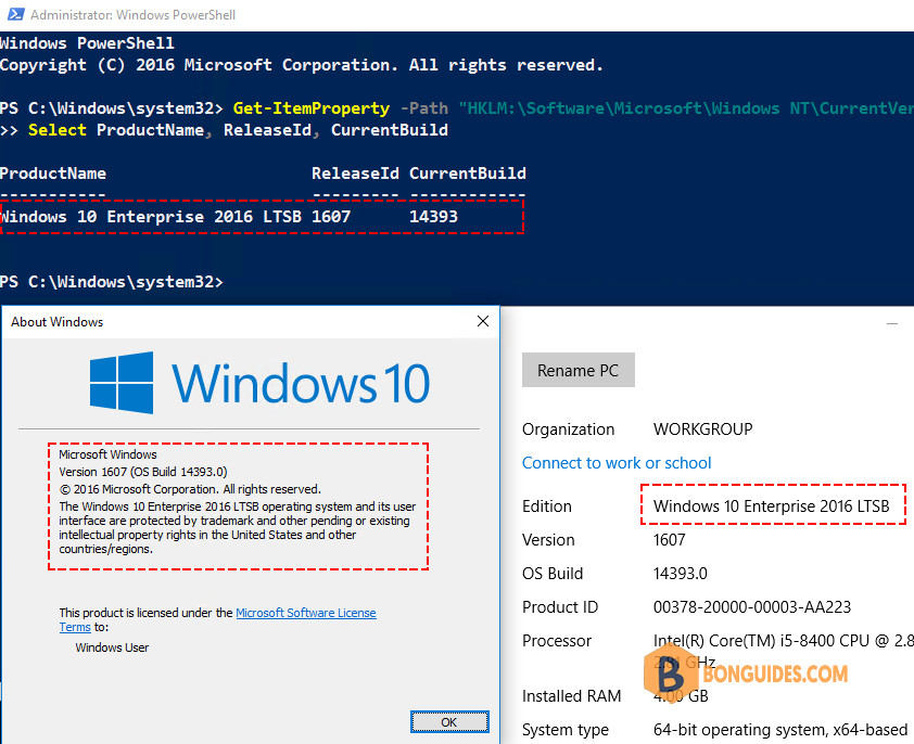 How to Check Windows 10 LTSC Version and Edition