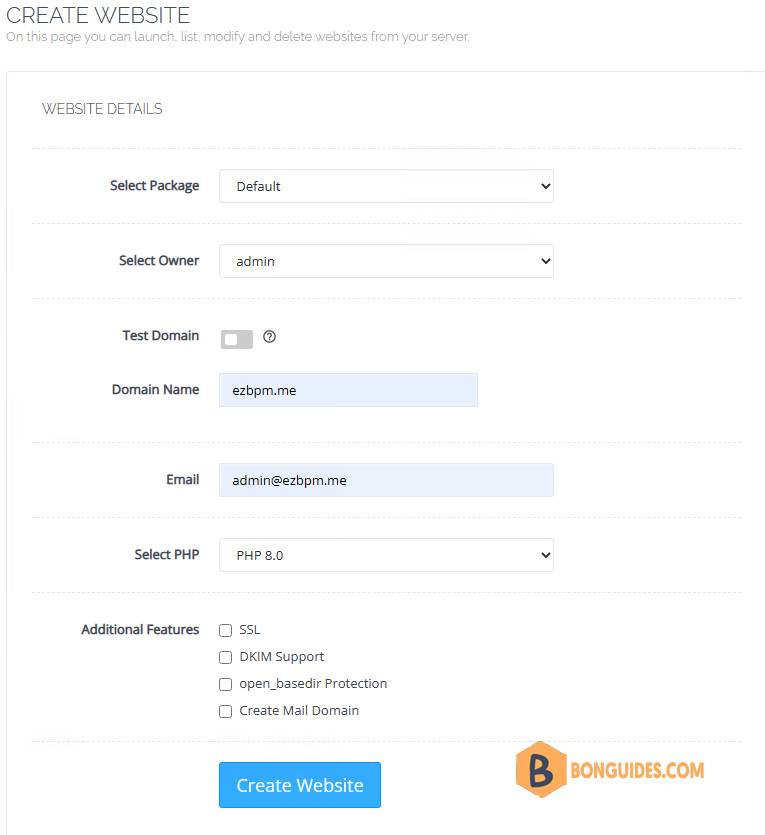 How To Add a Website in CyberPanel Step by Step