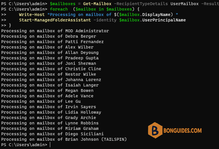 Force Start Managed Folder Assistant to Archiving Emails in Microsoft 365