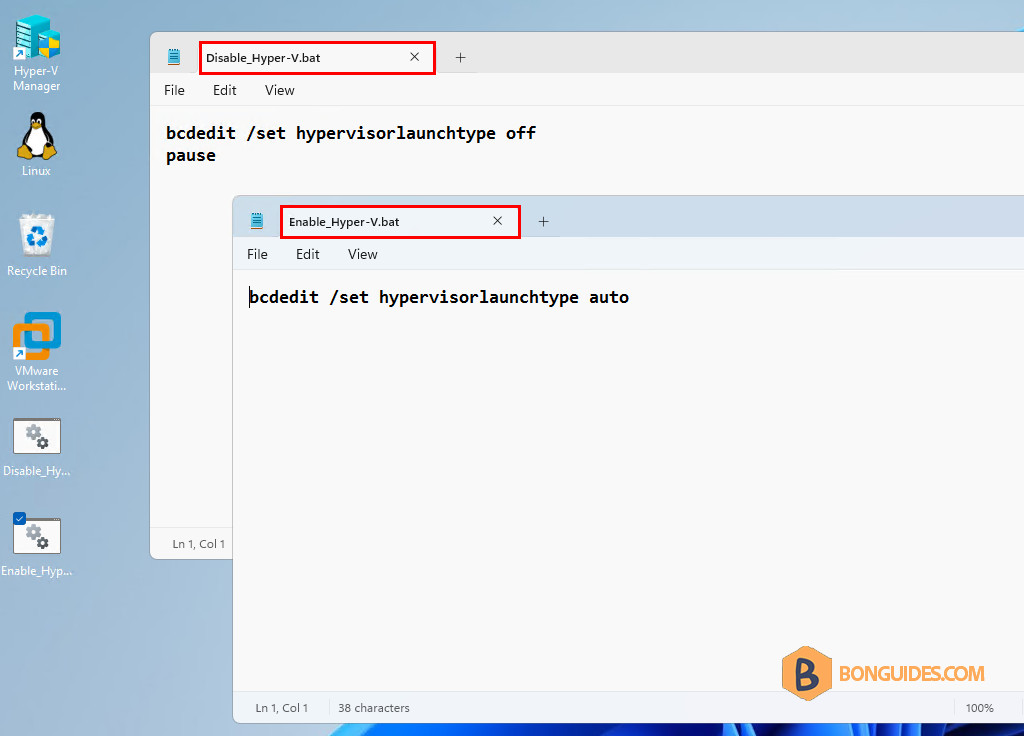 Running Hyper-V and VMware Workstation on The Same Machine