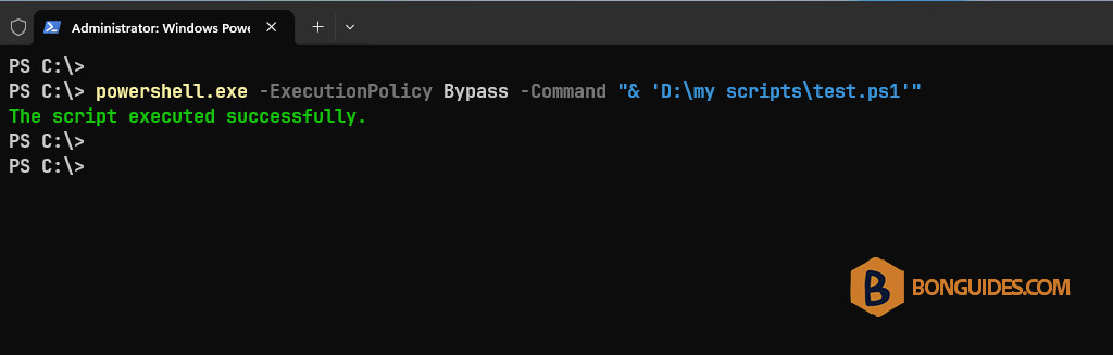 How to Run a Script With The Path Has Spaces in PowerShell