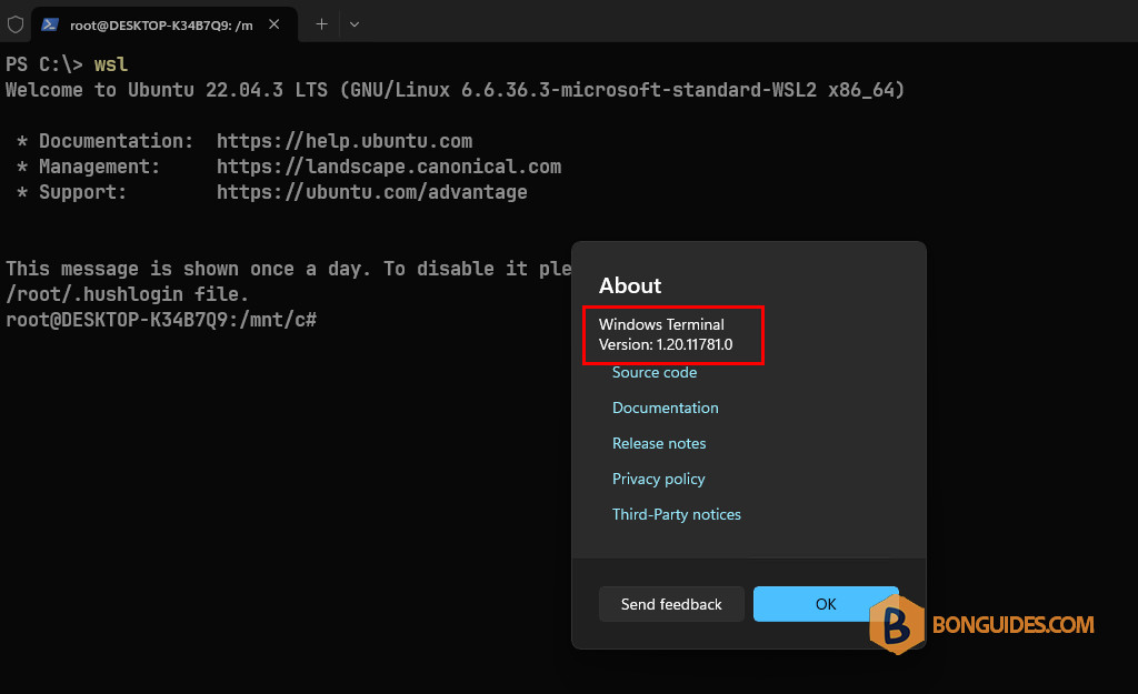 How to Disable The Beep Sound in WSL Terminal on Windows