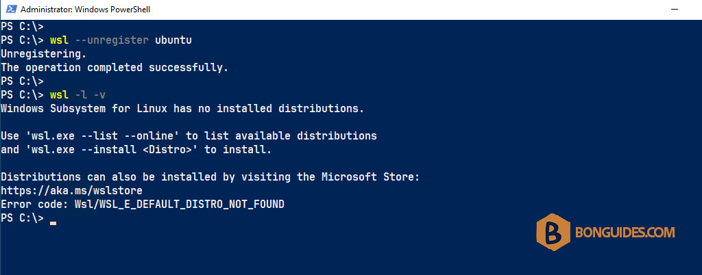 Failed to Attach Disk ext4.vhdx to WSL2: The System Cannot Find the File Specified