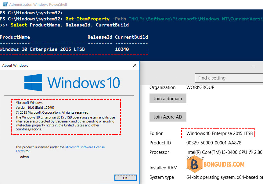 How to Check Windows 10 LTSC Version and Edition