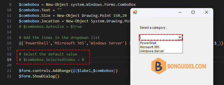 [WinForms] Creating GUIs in Windows PowerShell with WinForms
