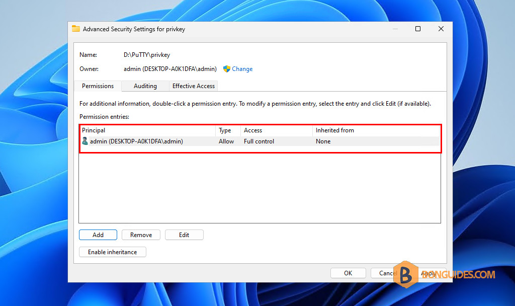 How to Fix Bad Permissions Try Removing Permissions for User in OpenSSH