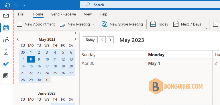 How to Move Calendar from the Left Side to Bottom in Microsoft Outlook