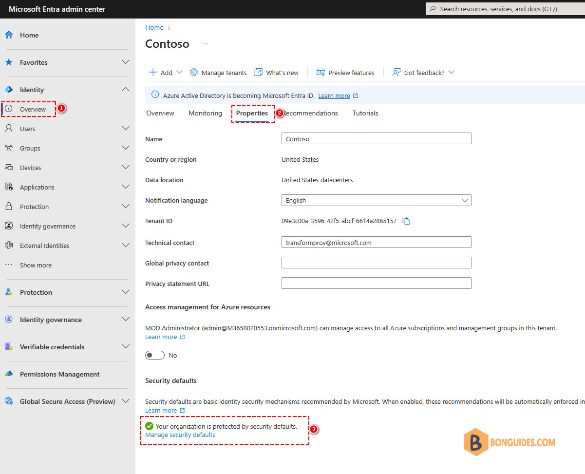 What are Microsoft Security defaults in Microsoft Entra?