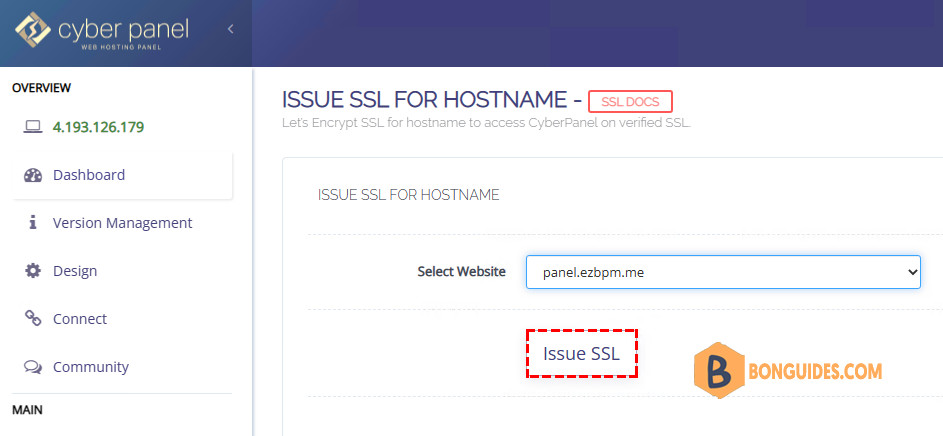 How to Access CyberPanel over HTTPS using Hostname and SSL
