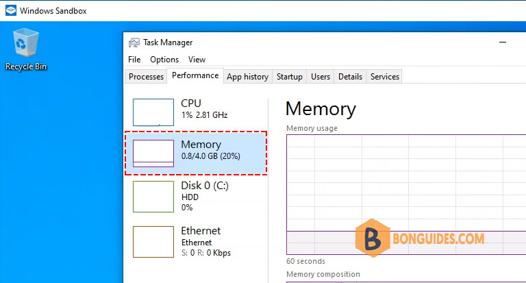 How to Increase the Memory (RAM) in Windows Sandbox