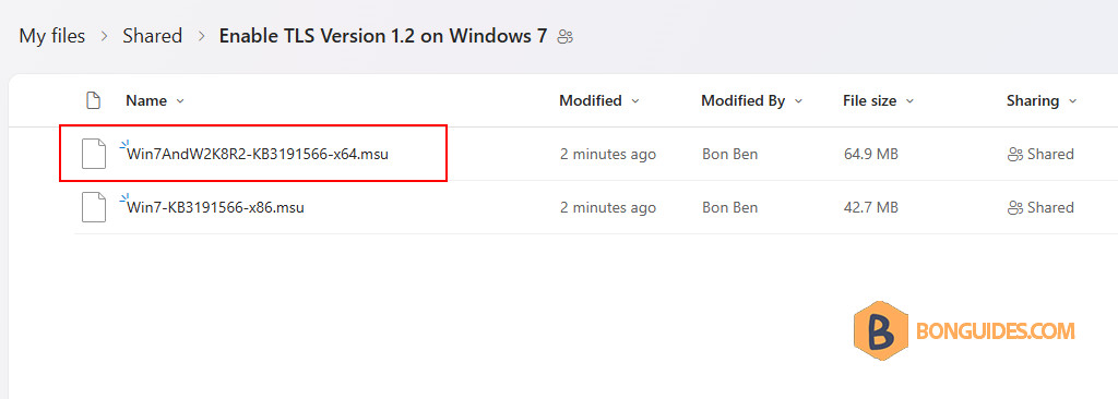 How to Enable TLS Version 1.2 on Windows 7