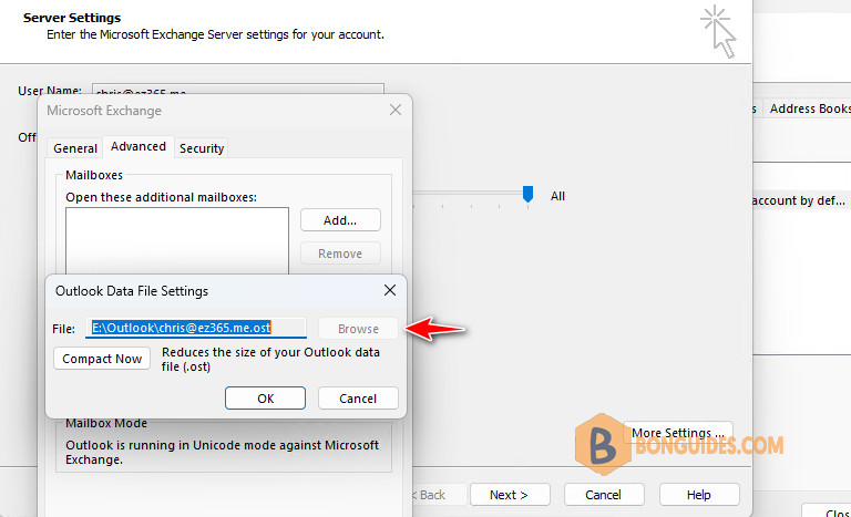 Cannot Change the Location of the Offline Outlook Data File (.ost) in Microsoft Outlook