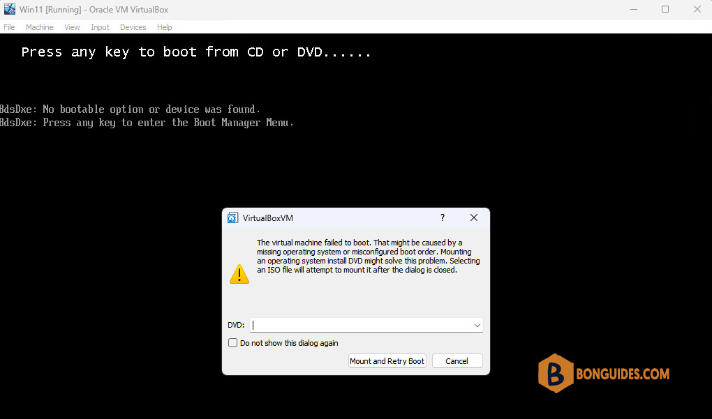 How to Remove the Message Press any key to boot from CD or DVD