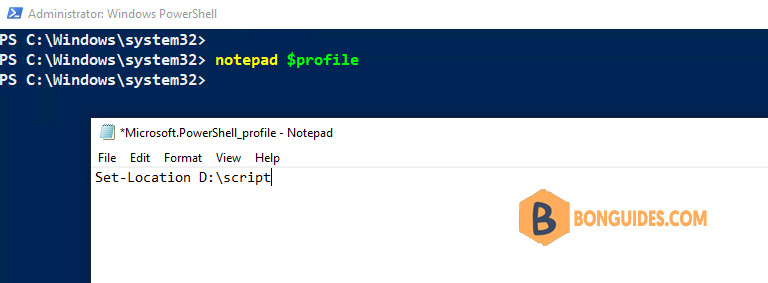 How to Configure or Change the PowerShell Default Working Directory