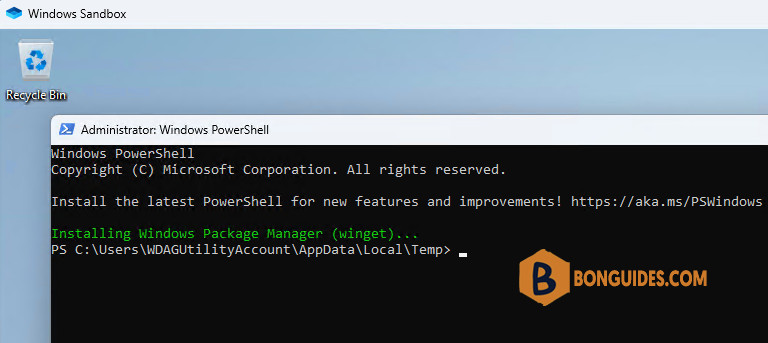 How to Launch Windows Sandbox with Winget Enabled Automatically