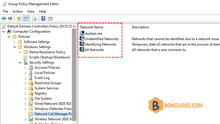 Network Profile is Showing as Private Instead of DomainAuthenticated in Domain Controller