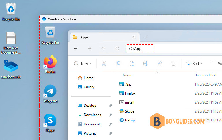 How to Create Shared Folder in Windows Sandbox