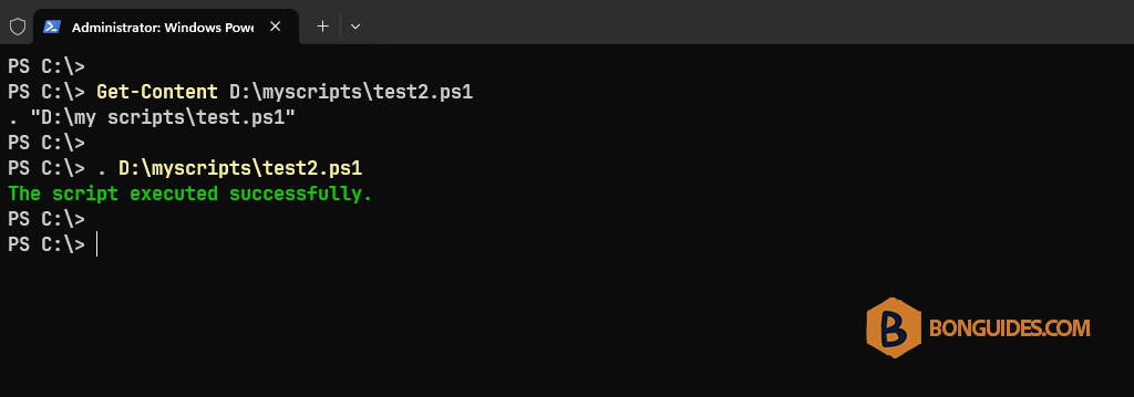 How to Run a Script With The Path Has Spaces in PowerShell