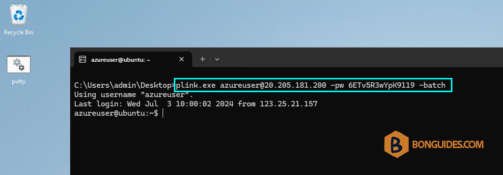 How to Bypass Plink Access Granted. Press Return to Begin Session Prompt Automatically