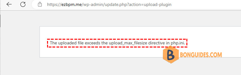 The Uploaded File Exceeds The Upload_Max_Filesize CyberPanel
