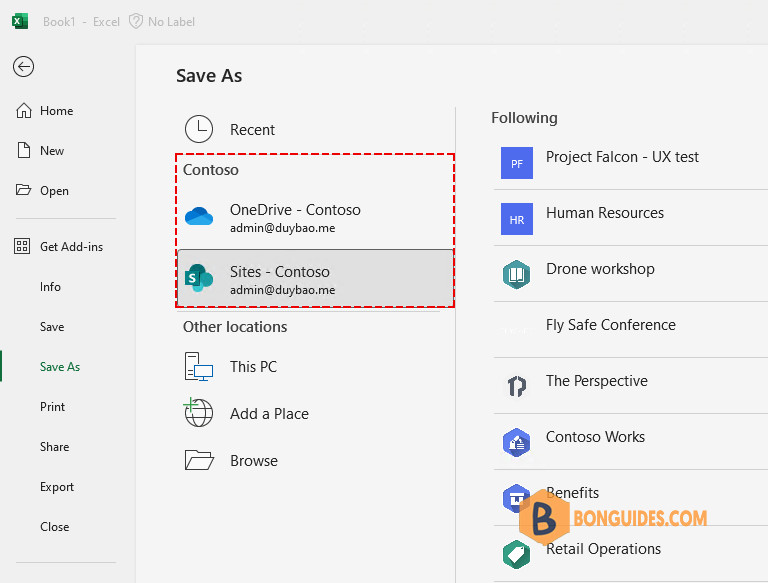 How to Remove OneDrive and SharePoint on Save As Options in Office Apps