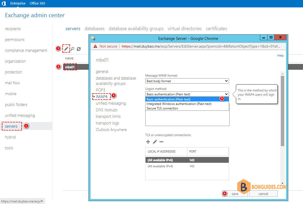 Imapsync Exchange Fails with BAD Command Received in Invalid State