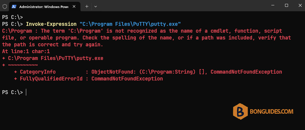 Spaces Cause Split in Path With PowerShell
